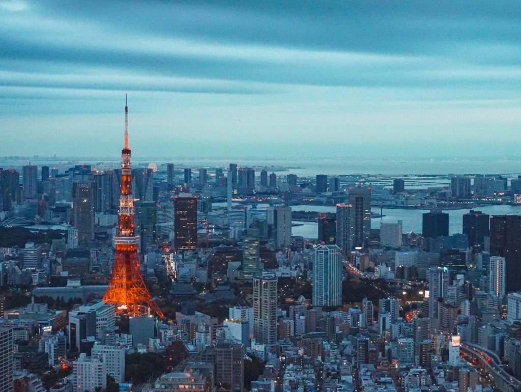 Tokyo skyline. Image courtesy Tokyo Gendai.