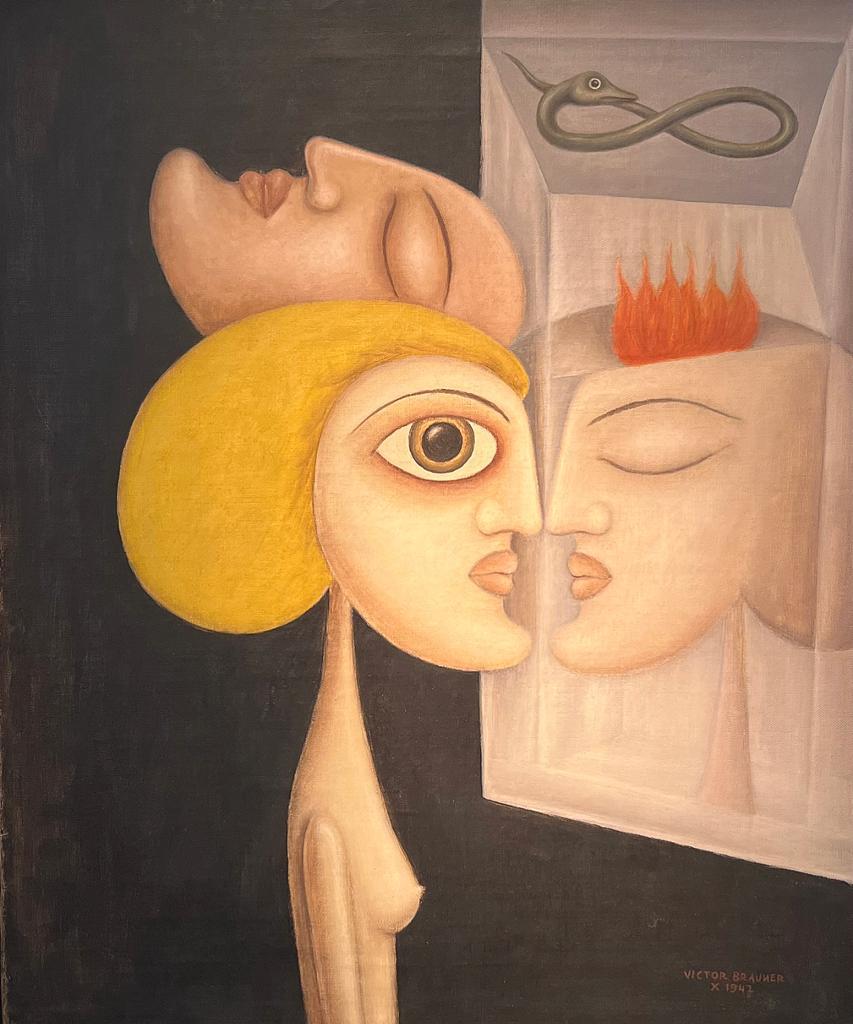 Victor Brauner. Sans Titre. 1942. I always had a soft spot for the work of Brauner. The various recent surveys of surrealism like the one currently being shown at the Peggy Guggenheim Collection in Venice only fortified it. This is a small but strong work of his at Applicat-Prazan