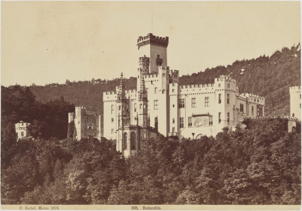 C. Hertel, <i>Stolzenfels Castle</i> (1878). Courtesy of the Getty Museum.