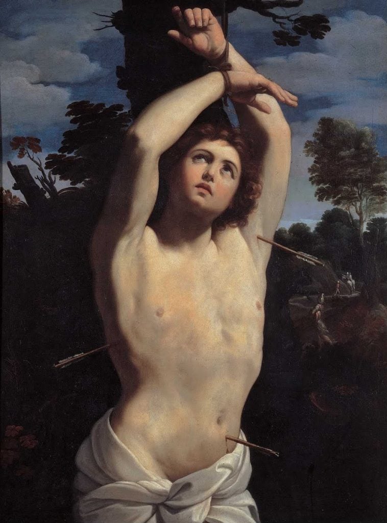 Guido Reni, Saint Sebastian (1615). Courtesy of the Capitoline Museum, Rome.