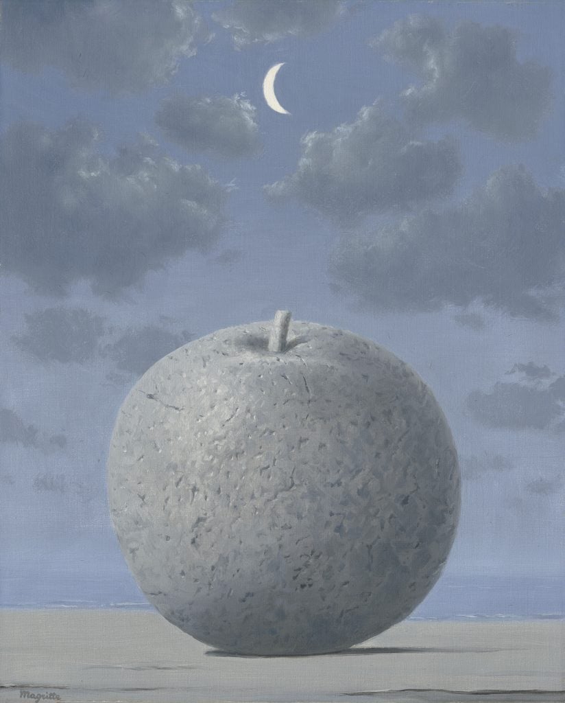 René Magritte, <i>Souvenir de voyage</i> (1962–63). Courtesy of Christie's.