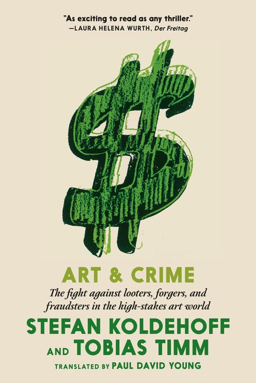 Stefan Koldehoff & Tobias Timm, <i>The Fight Against Looters, Forgers and Fraudsters in the High-Stakes Art World</i> (2022).  Courtesy of Seven Stories.” width=”500″ height=”748″ srcset=”https://news.artnet.com/app/news-upload/2022/07/7S-Art___Crime_HB_jacket_mech_US_draft_front_cover-f_feature-ba0d8bfc7f0ce9a0ae2bddc6fc3ef77d.jpeg 500w, https://news.artnet.com/app/news-upload/2022/07/7S-Art___Crime_HB_jacket_mech_US_draft_front_cover-f_feature-ba0d8bfc7f0ce9a0ae2bddc6fc3ef77d-201×300.jpeg 201w, https://news.artnet.com/app/news-upload/2022/07/7S-Art___Crime_HB_jacket_mech_US_draft_front_cover-f_feature-ba0d8bfc7f0ce9a0ae2bddc6fc3ef77d-33×50.jpeg 33w” sizes=”(max-width: 500px) 100vw, 500px”/></p>
<p><span style=