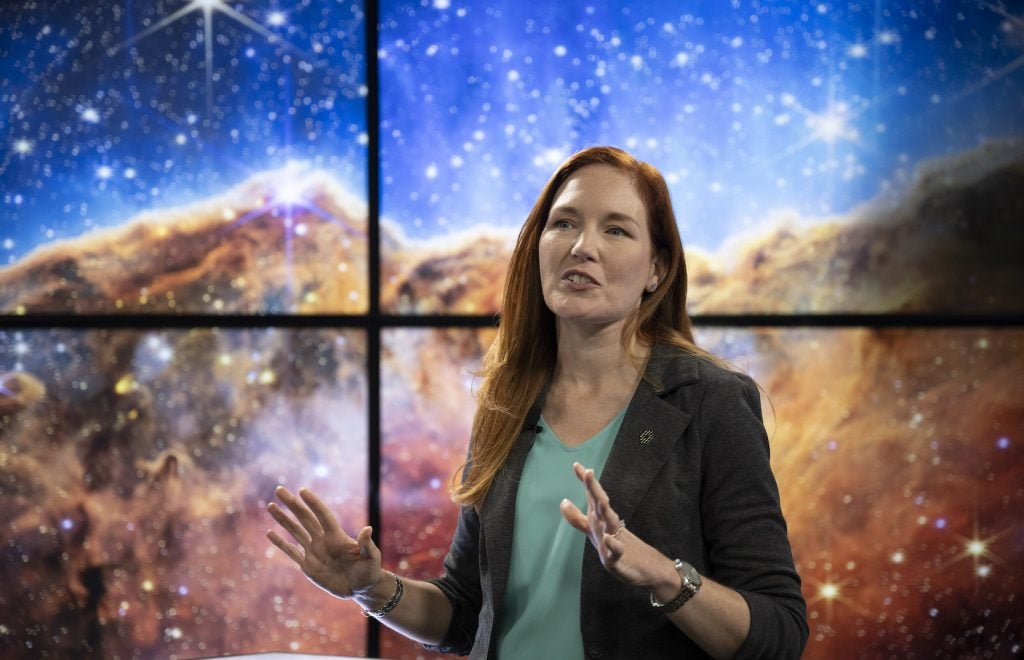 NASA James Webb Space Telescope Deputy Project Scientist for Communications Amber Straughn.