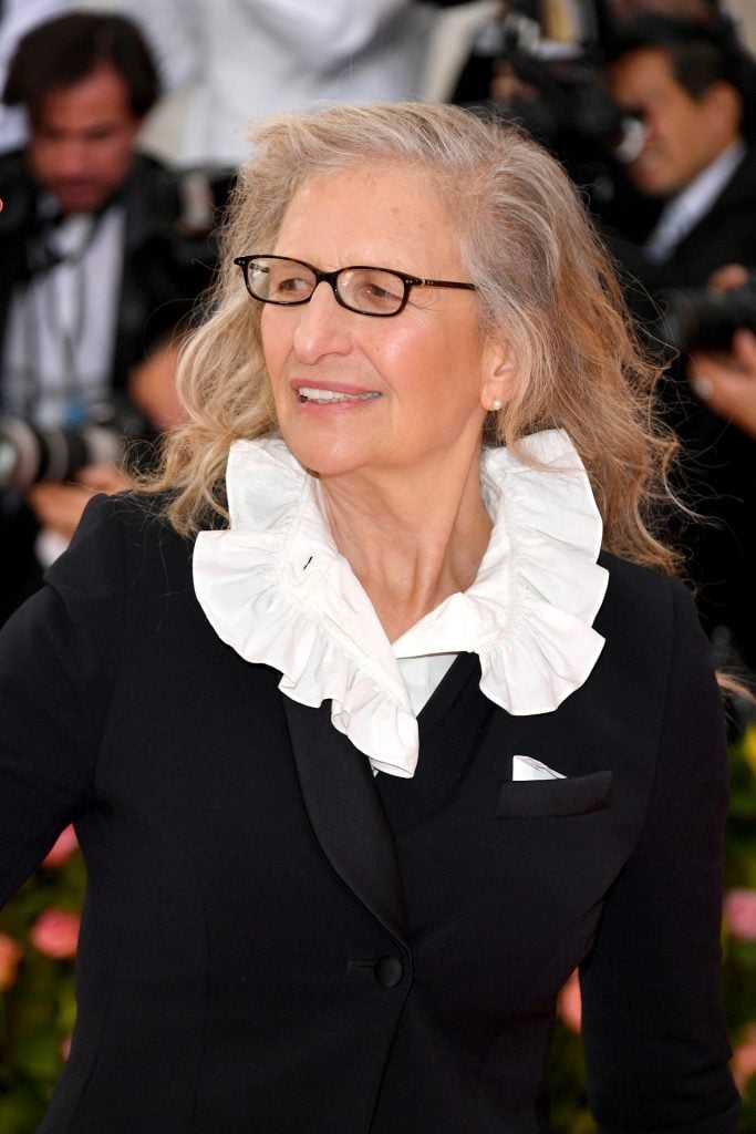Annie Leibowitz attends the 2019 Met Gala Celebrating “Camp: Notes on Fashion” at Metropolitan Museum of Art on May 06, 2019 in New York City. (Photo by Dia Dipasupil/FilmMagic)