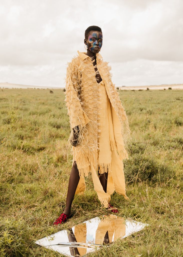 A look from I am Isigo's autumn-winter 2020 Chasing Evil collection, shot in Kenya. Photo: Maganga Mwagogo.