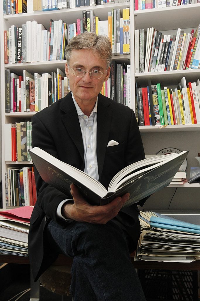 Documenta's interim director Alexander Farenholtz. (Photo by Schellhorn/ullstein bild via Getty Images)
