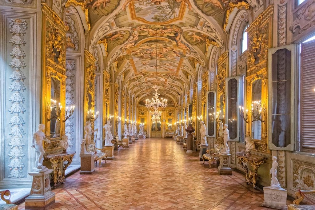 Palazzo Doria-Pamphilj gallery. Photo by Giuseppe Greco/REDA&CO/Universal Images Group via Getty Images.