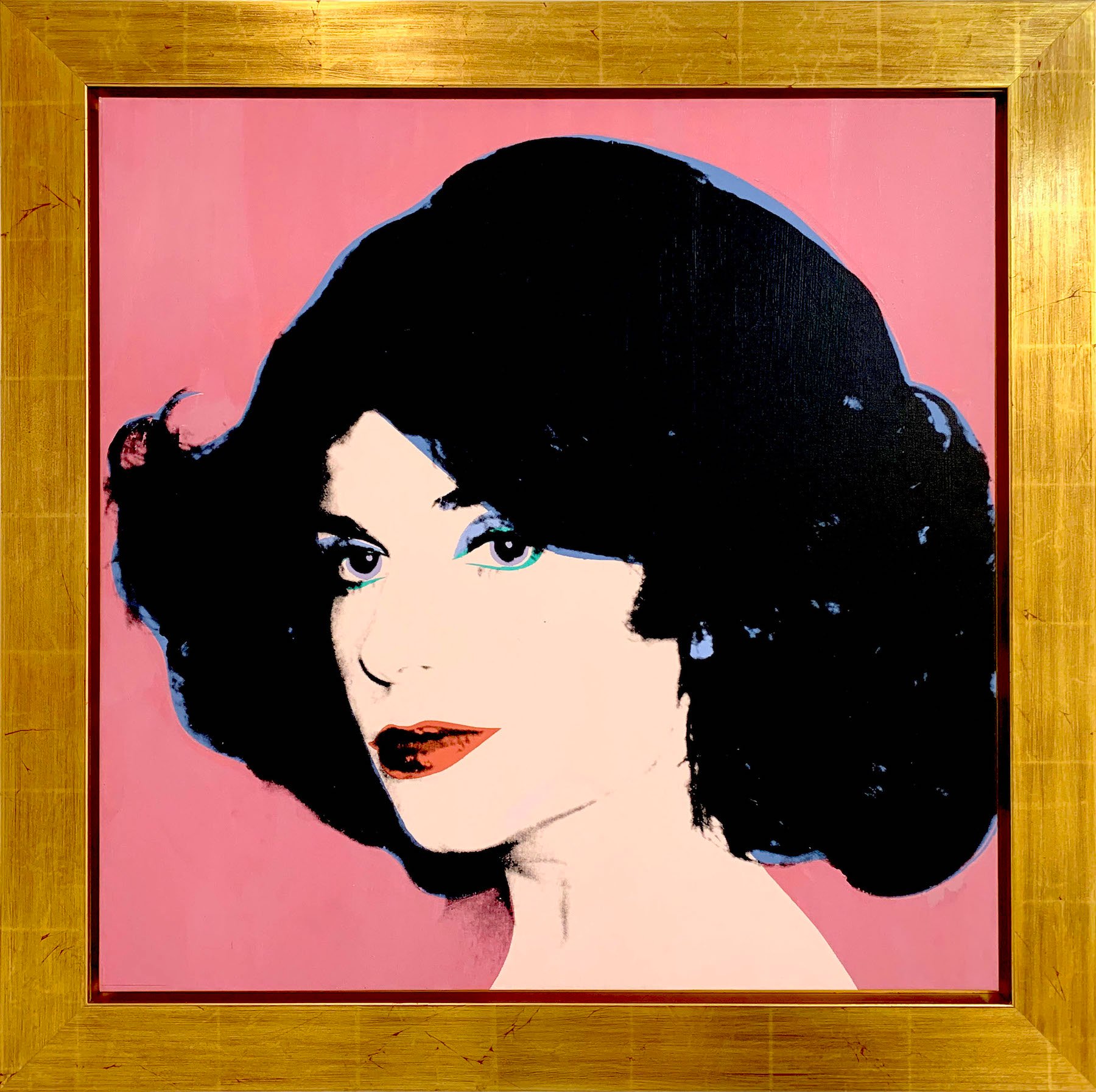 Andy Warhol, Shaindy Fenton (Society Portrait) (1977). Courtesy of Helwaser Gallery.