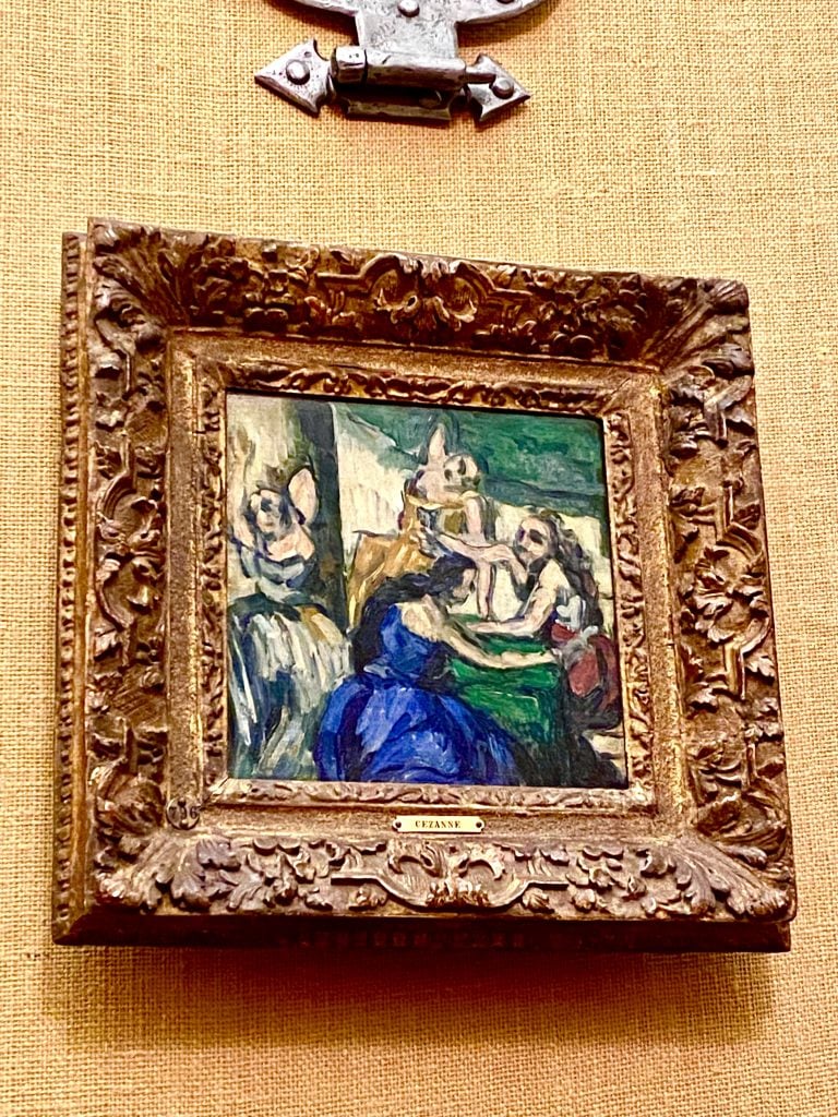 Paul Cézanne, Les Courtisanes (The Courtesans) (ca. 1870–71), installed at the Barnes Collection, Philadelphia, Pennsylvania. Photo by Tim Schneider.