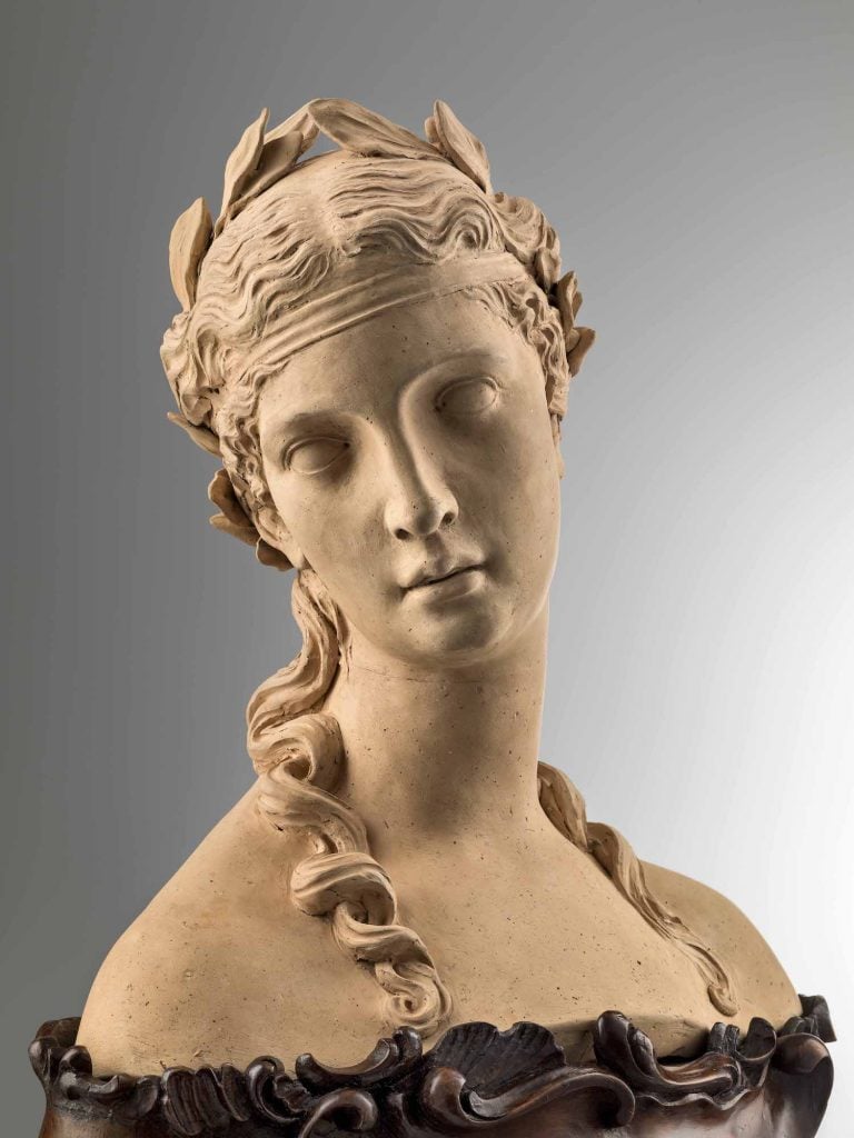 Giovanni Marchiori, Female Head (18th century). Courtesy of Trinity Fine Art.