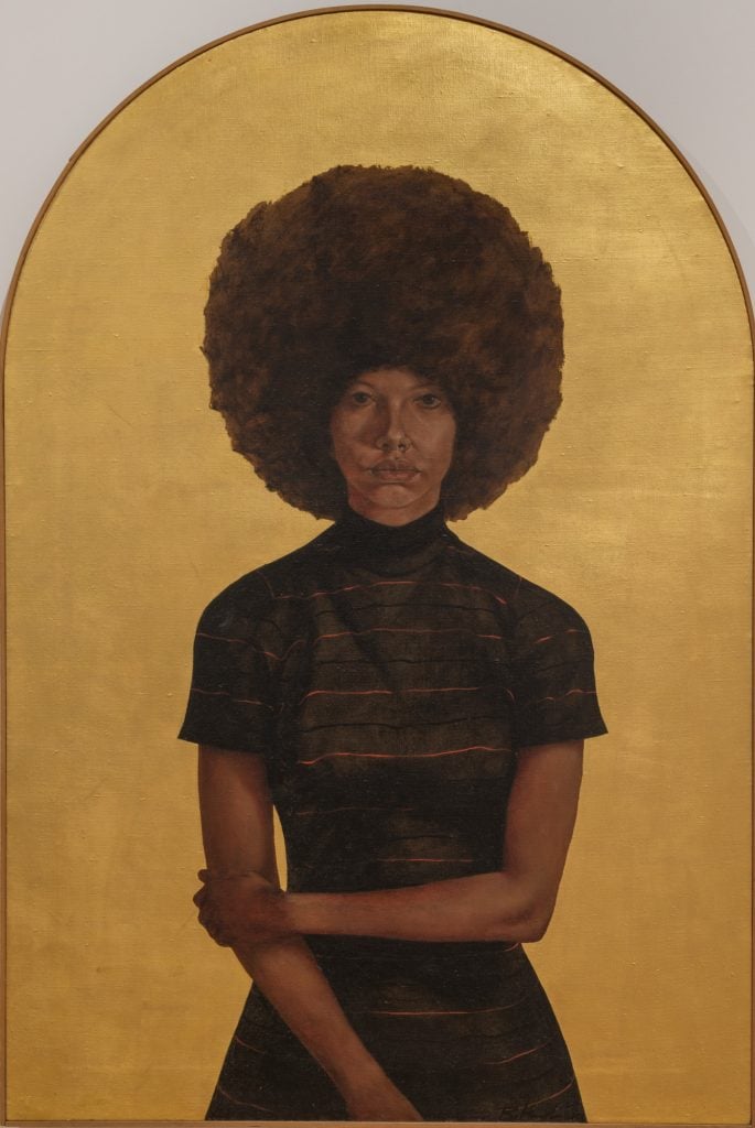 Barkley L. Hendricks, Lawdy Mama (1969). Courtesy of the Studio Museumin Harlem.