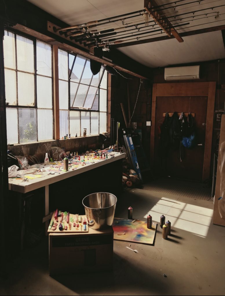 Duke Riley's studio at the Brooklyn Navy Yard.  Photo courtesy of the artist.