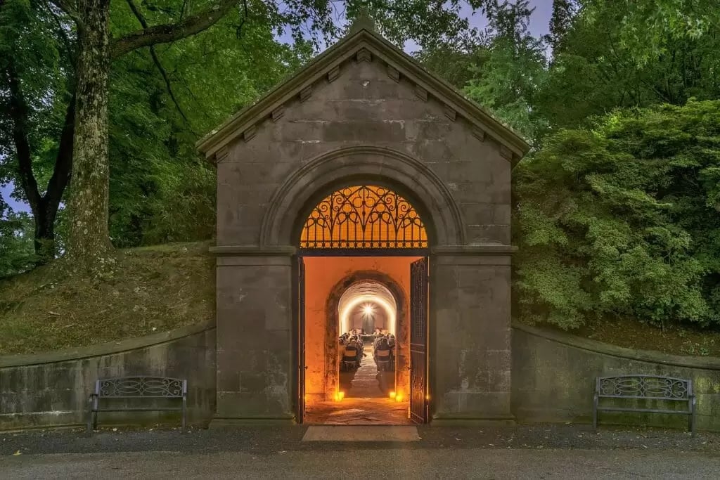 The catacombs of Green-Wood Cemetery.  Photo courtesy of Green-Wood Cemetery, Brooklyn.