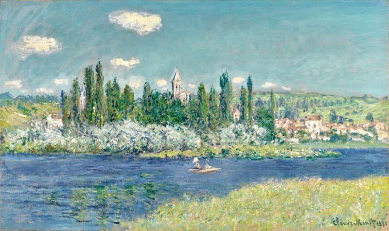 Claude Monet, <i>Vétheuil </i>(1880). Courtesy of Sotheby's.