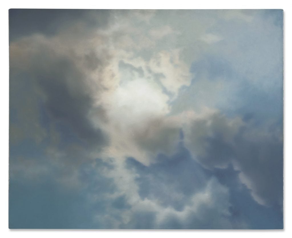 Gerhard Richter, <i>Study for Clouds (Contre-jour)</i> (1970). Courtesy of Sotheby's.