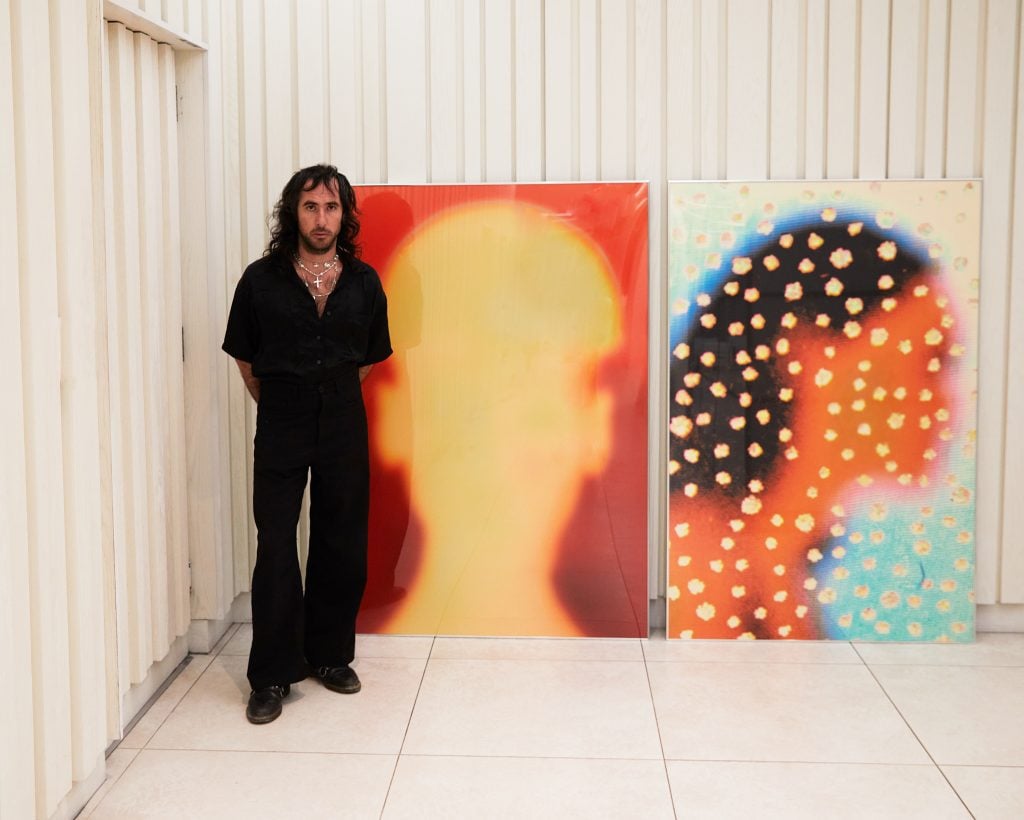 Francisco Tavoni in his studio, 2022. Courtesy of the artist.