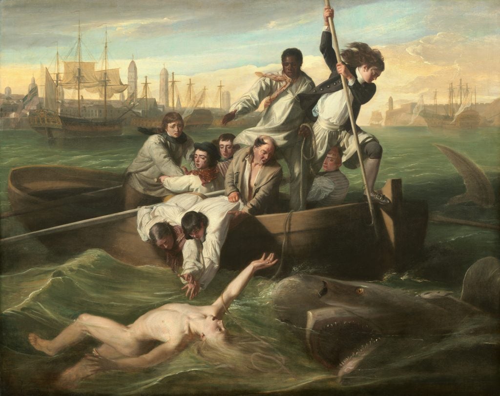 John Singleton Copley, <i>Watson and the Shark, </i> (1778). Courtesy of the National Gallery of Art.