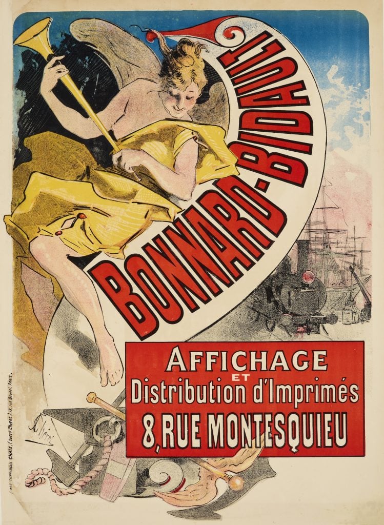 Jules Chéret, Bonnard-Bidault: Affichage et distribution d’imprimés (1887)