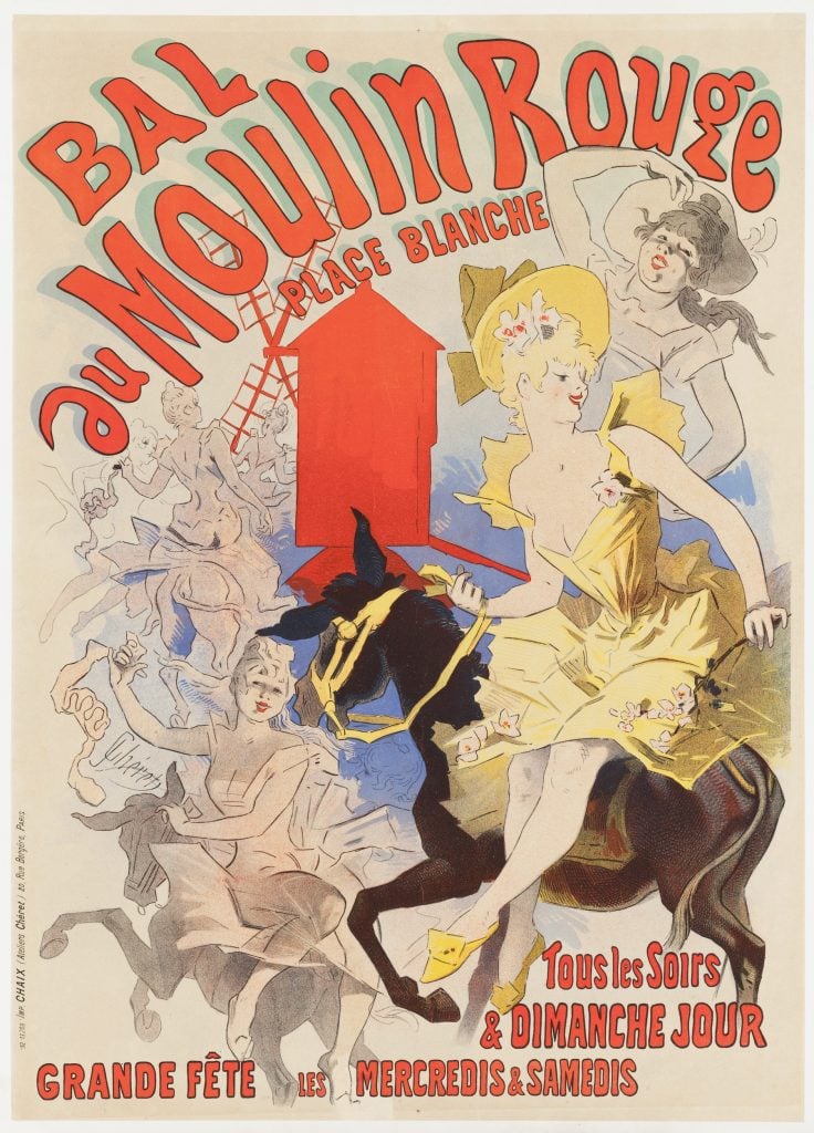 Jules Chéret, Bonnard-Bidault: Bal du Moulin Rouge (1889)