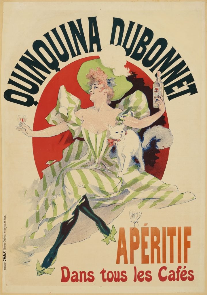 Jules Chéret, Quinquina Dubonnet (1895). The James and Susee Wiechmann Collection. Photo by John R. Glembin