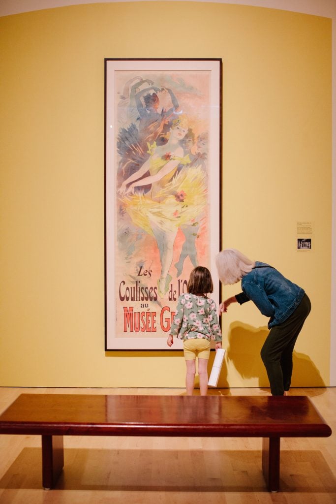 Installation view of “Always New: The Posters of Jules Chéret.”
