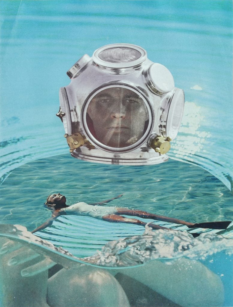 Jean Conner, DIVER (1982). Private collection. Courtesy of the Conner Family Trust, San Francisco, and Artists Rights Society (ARS), New York.