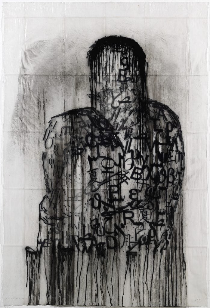 Jaume Plensa, <i>Shadow study LXVI</i> (2011). Courtesy the artist and Musée Picasso, Antibes. 