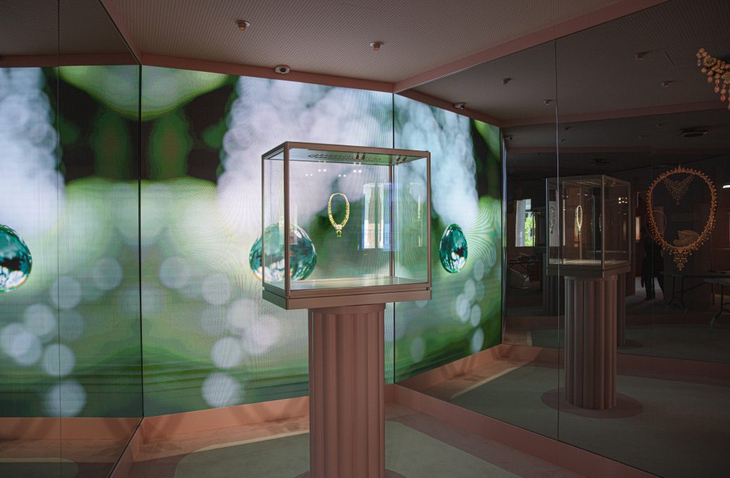 An installation view of Cartier's Madrid exhibition. Courtesy of Cartier. 