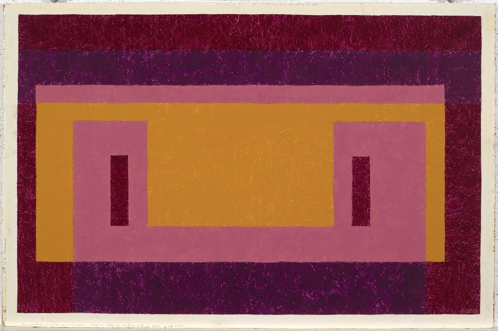 Josef Albers, <i>Familiar Front</i> (1948–52). © The Josef and Anni Albers Foundation / Artists Rights Society (ARS), New York, 2021, Photo: Tim Nighswander/Imaging4Art