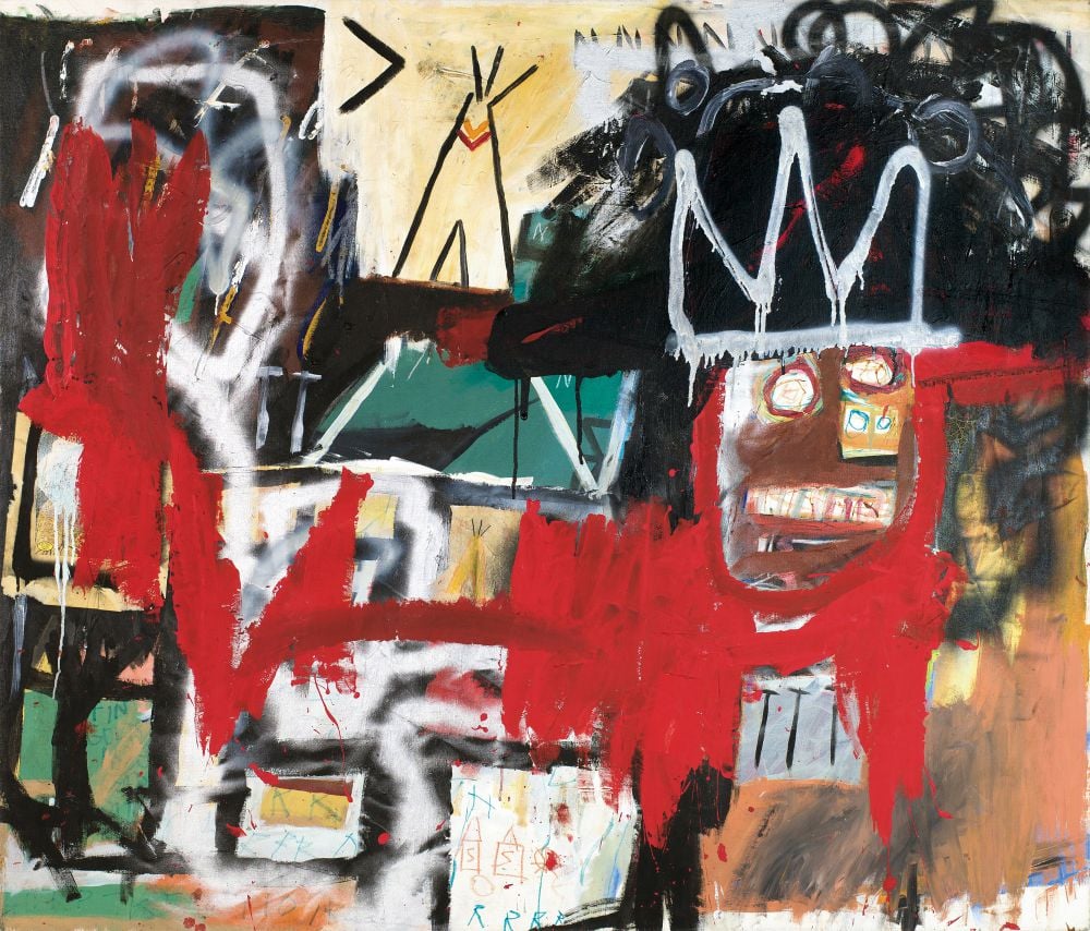 Jean-Michel Basquiat, <i>Untitled</i> (1981). Courtesy of Poly Auction Hong Kong.