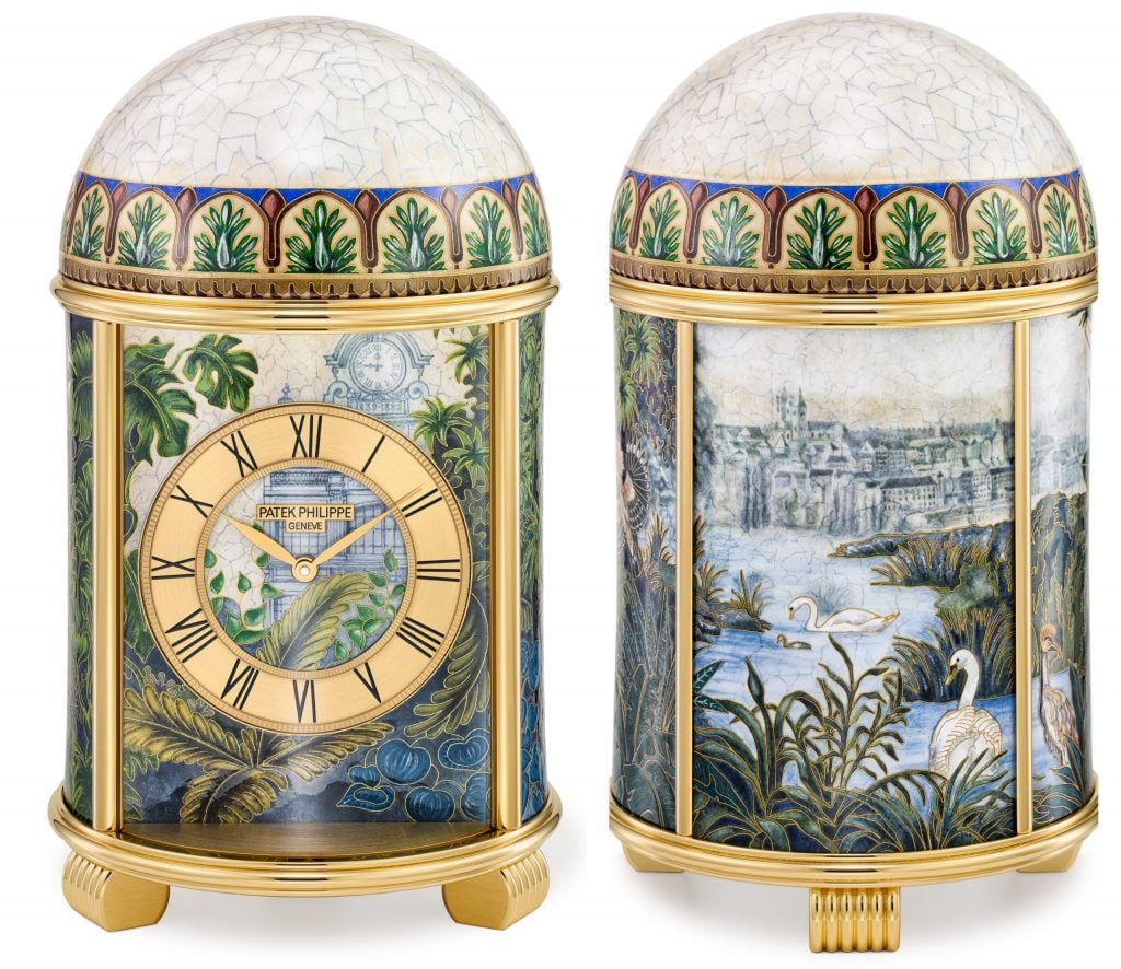 a Lake Geneva dome table clock courtesy of Patek Philippe. 