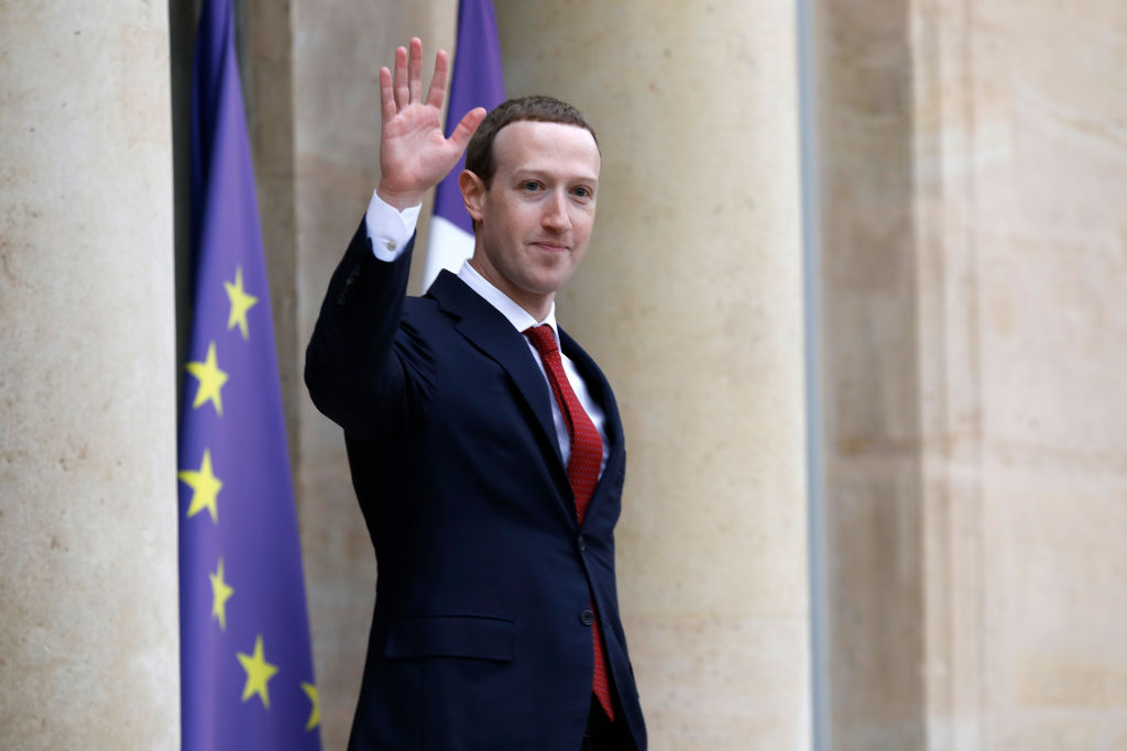 Facebook CEO Mark Zuckerberg in Paris, France. (Photo by Antoine Gyori/Corbis via Getty Images)