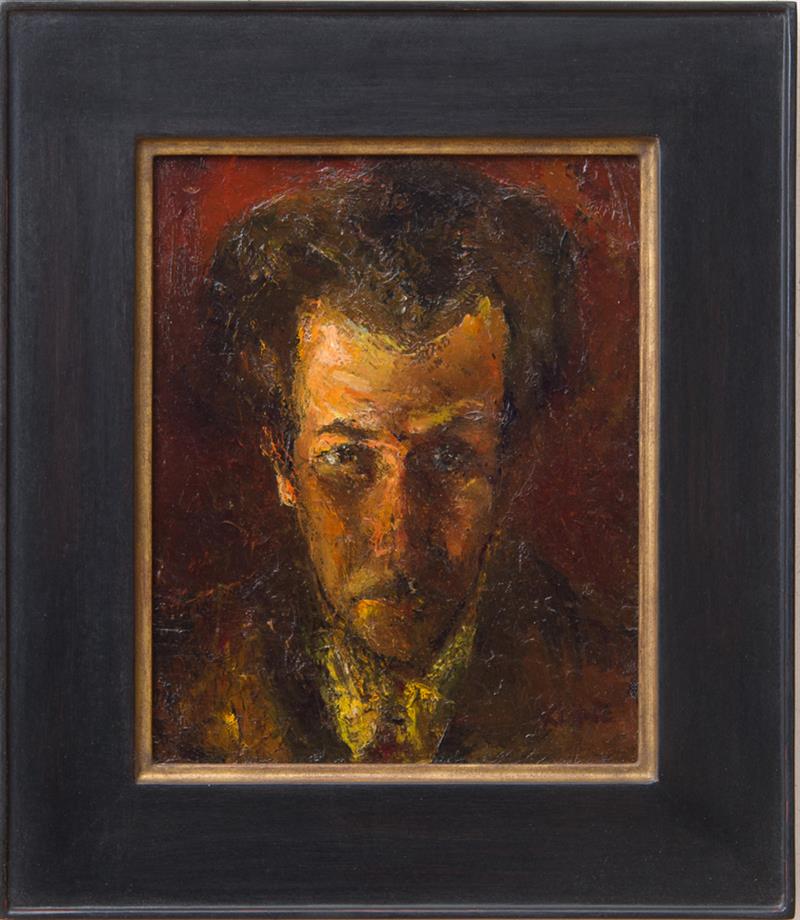 Franz Kline, Self-Portrait (1945). 