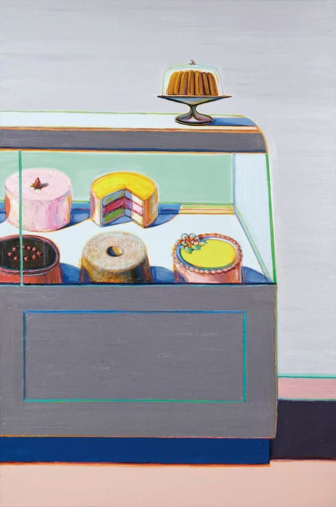 Wayne Thiebaud, </I> Encased Cakes</i> (2010-11). Courtesy of Poly Auction Hong Kong.