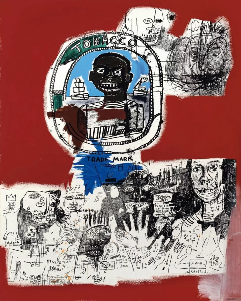 Jean-Michel Basquiat,<i> Logo</i> (1984). Courtesy of Poly Auction Hong Kong.