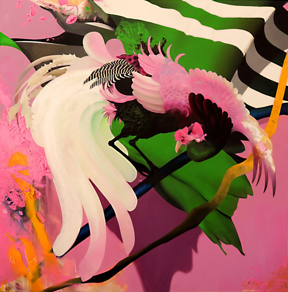 Manu Muñoz, <i>Kanazawa's Peacock</i> (2021). Courtesy of Galerie Sept.