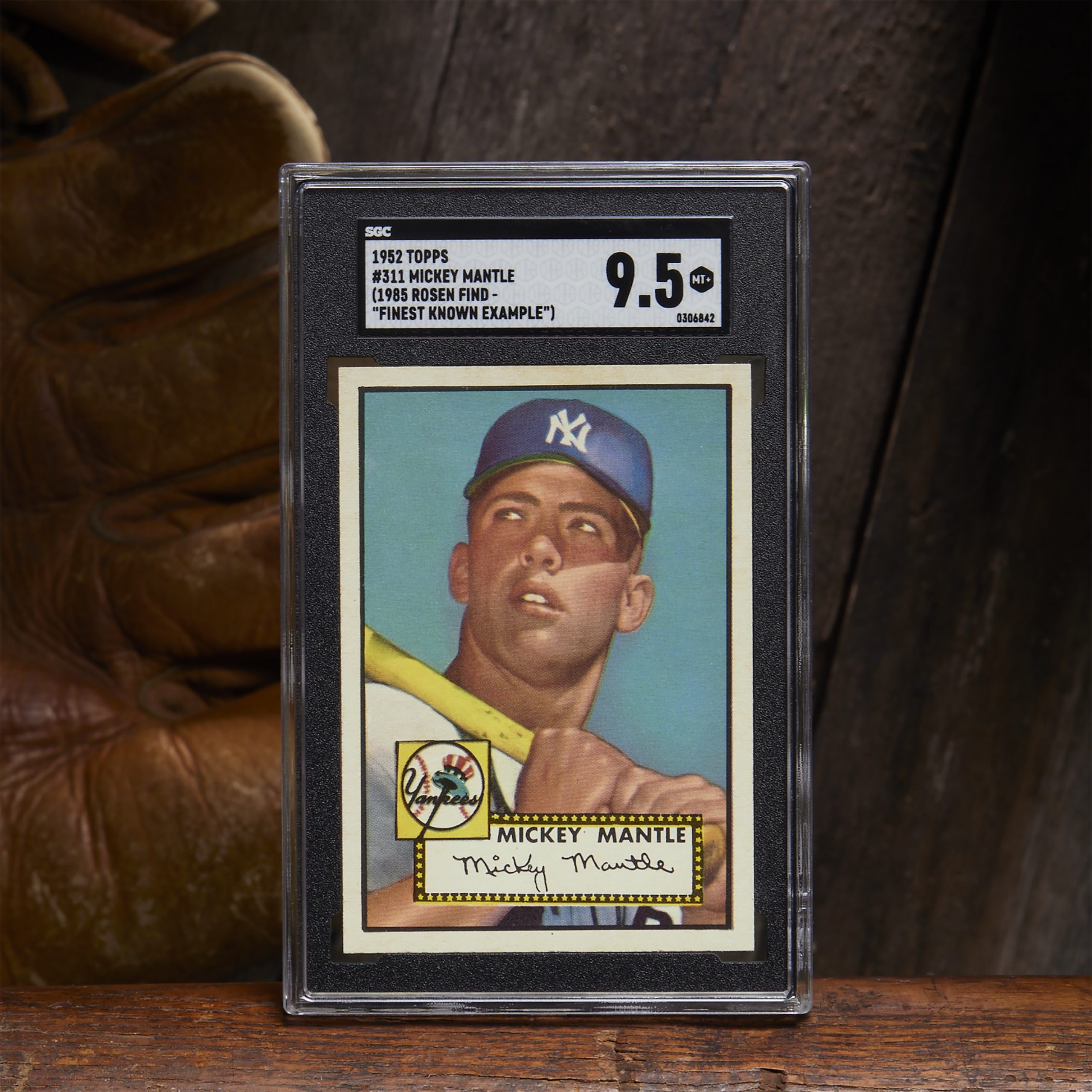 1952 Topps Mickey Mantle Rookie Card Smashes Price Record at 12.6 Million