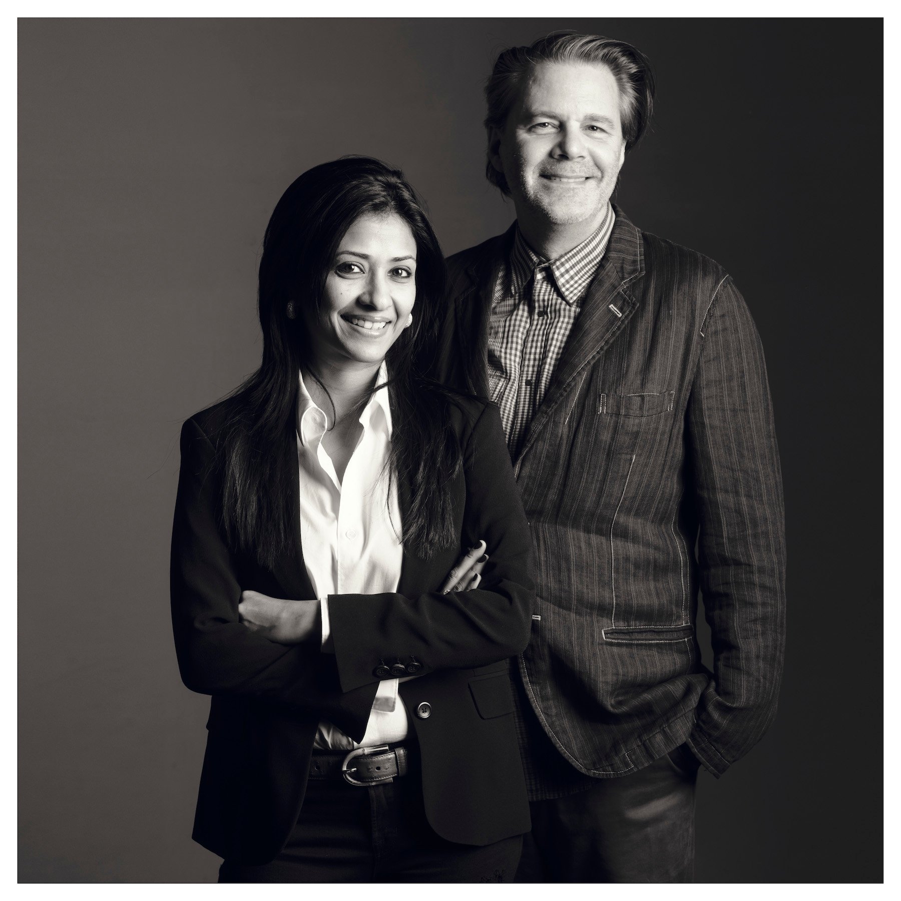 Aparajita Jain and Peter Nagy of Nature Morte, New Delhi Photo: Bharat Sikka.