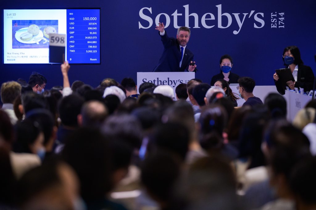 The 2022 Singapore Modern and Contemporary Auction. Photo courtesy of Sotheby's.