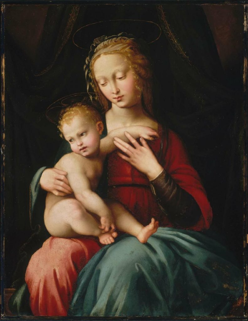 The Master of Scandicci Lamentation, Virgin and Child (ca. 16th century). Courtesy of the Museum of Fine Arts Boston.
