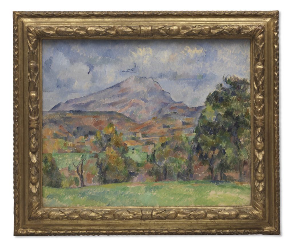 Paul Cezanne, La montagne Sainte-Victoire (1888-1890). Image courtesy Christie's.