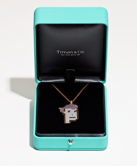 Tiffany CryptoPunk-inspired pendant
