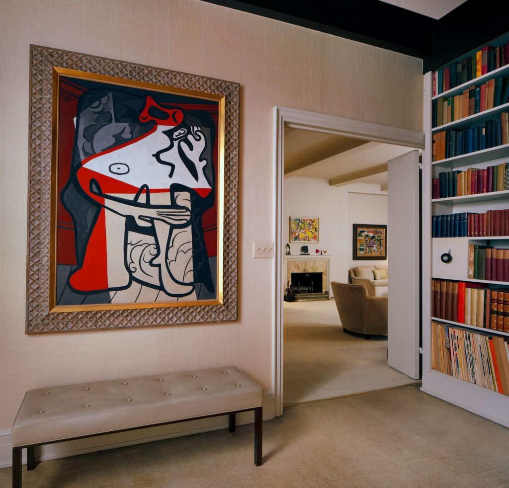 Pablo Picasso, Femme dans un fauteuil (1927) on site in the Solinger House.  Photo: Visco Hatfield.