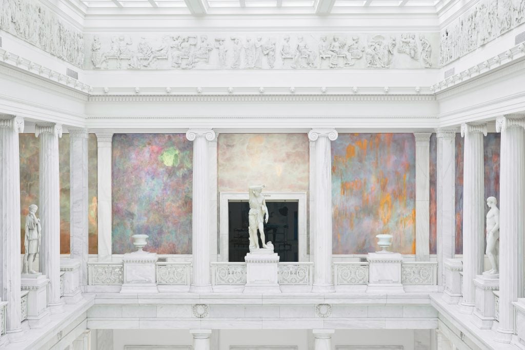 Thu Van Tran, Installation view of Colors of Grey (2022) in the 58th Carnegie International, Courtesy of the artist and Carnegie Museum of Art; photo: Sean Eaton