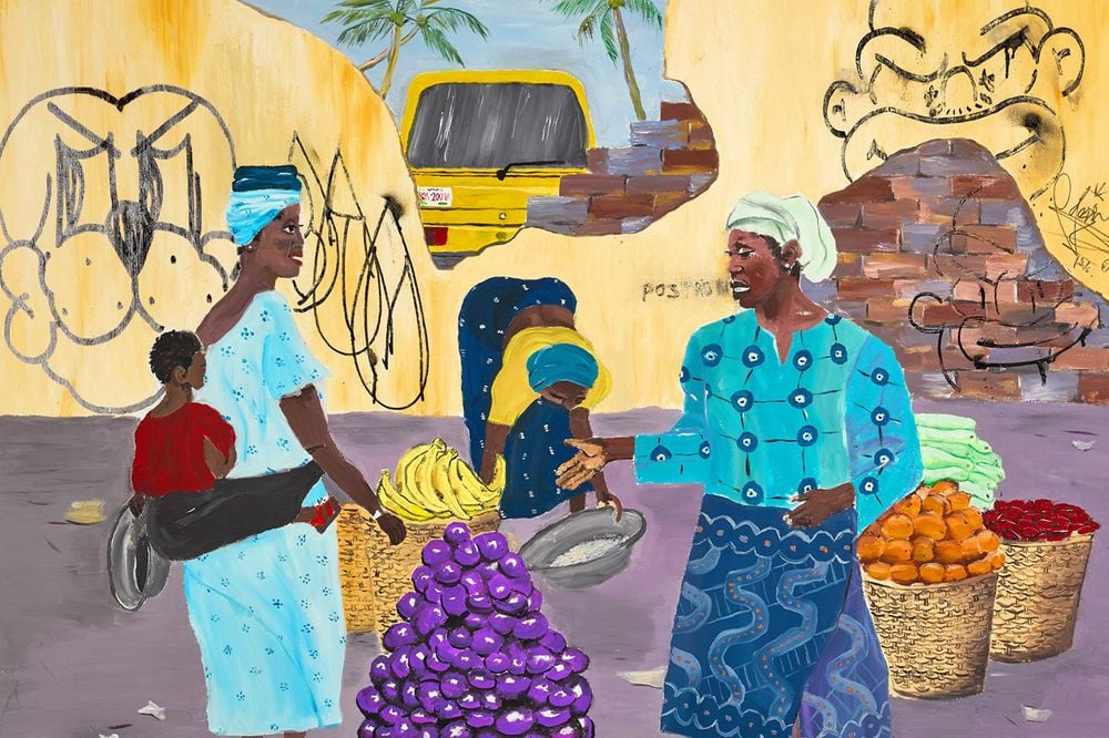 Skepta, Mama Goes to the Market, 2020. Courtesy the artist and Sotheby’s.