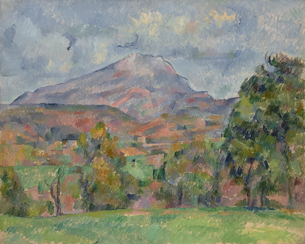 Paul Cézanne, The Sainte-Victoire Mountain (1888-1890).  Photo courtesy of Christie's Images Ltd.
