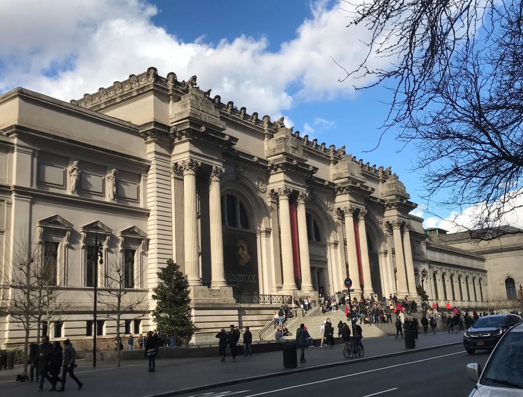 The exterior of the Metropolitan Museum of Art in Manhattan. Photo by Lorina Capitulo/Newsday RM via Getty Images.