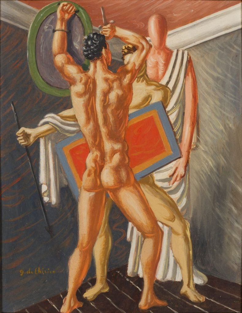 Giorgio de Chirico, Gladiatori (Gladiators), 1928. Courtesy of Nahmad Contemporary, New York.
