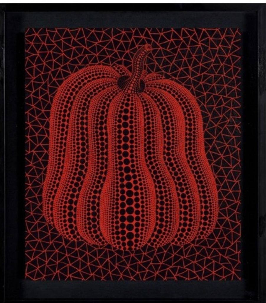 Yayoi Kusama, <i>Pumpkin</i> (2004). Courtesy of Seoul Auctions.
