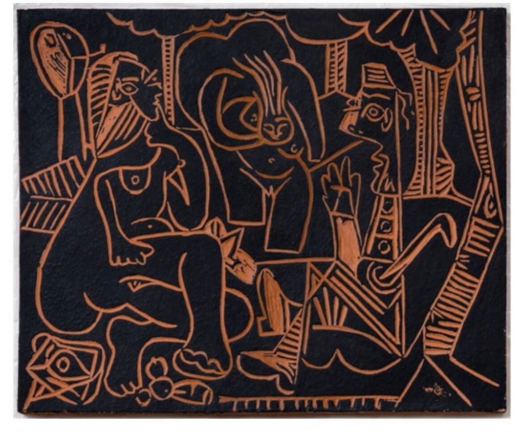Pablo Picasso, Luncheon on the grass (1964). Courtesy of Leona Craig Art Gallery.